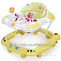 X201yellow music 8wheels hot sale two brakes of Baby Walker